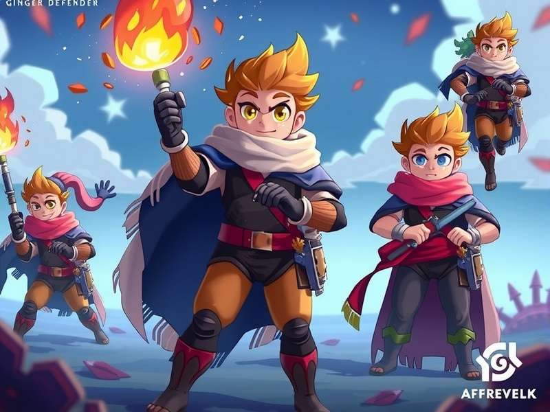 Ginger Defender Victor Game Cover